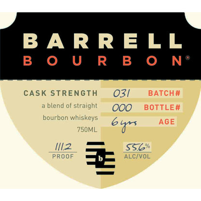 Barrell Bourbon Batch 031