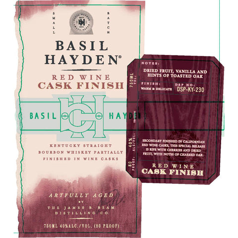 Basil Hayden Red Wine Cask Finish Bourbon