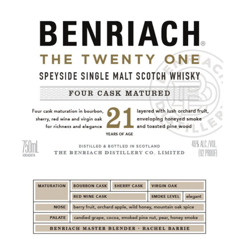 BenRiach The Twenty One Scotch BenRiach 