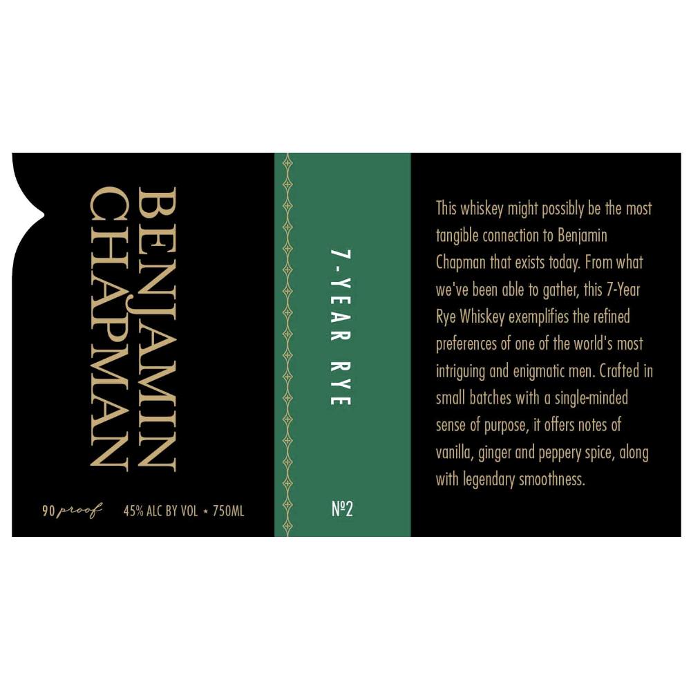 Benjamin Chapman 7 Year Rye