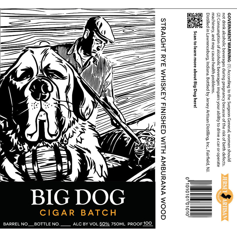 Big Dog Cigar Batch Straight Rye Whiskey