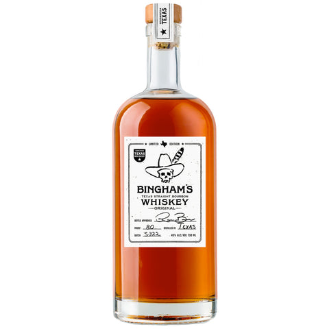 Bingham's Bourbon Original A Certified Texas Whiskey™ by Ryan Bingham