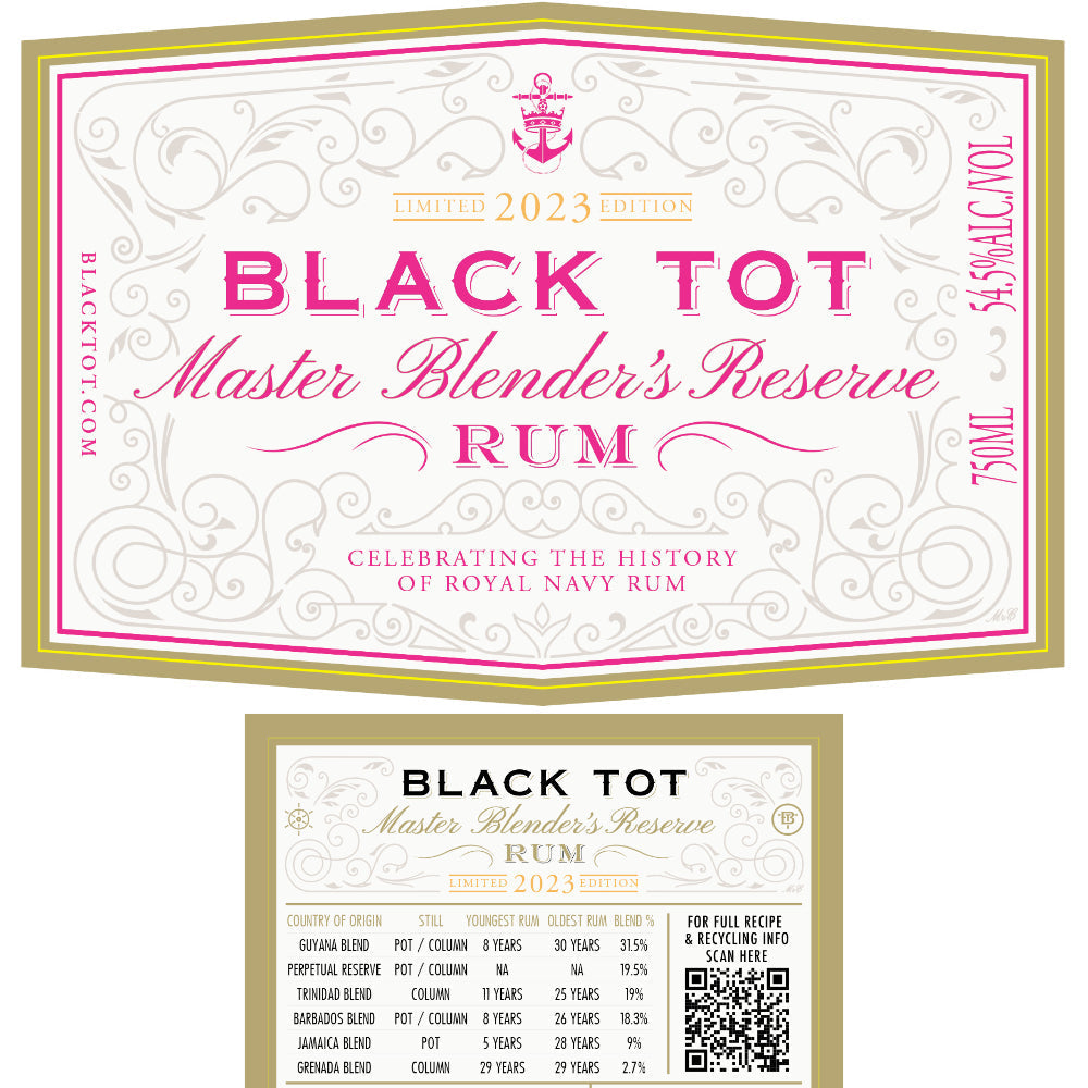 Black Tot Master Blender's Reserve Rum 2023