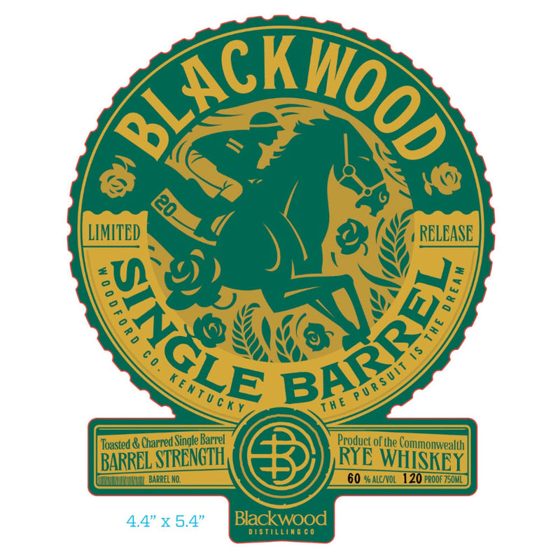 Blackwood Single Barrel Toasted & Charred Rye Whiskey