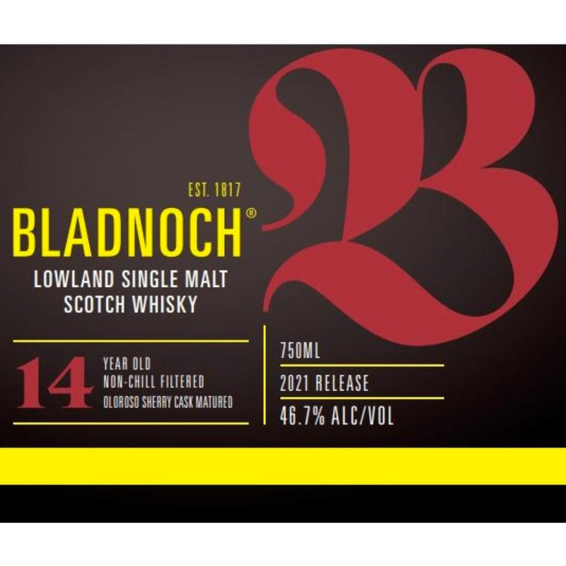 Bladnoch 14 Year Old 2021 Release