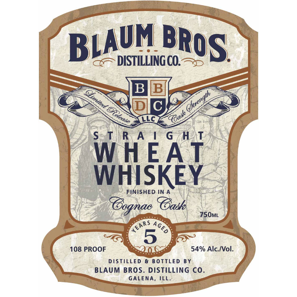 Blaum Bros 5 Year Old Straight Wheat Whiskey Finished in a Cognac Cask