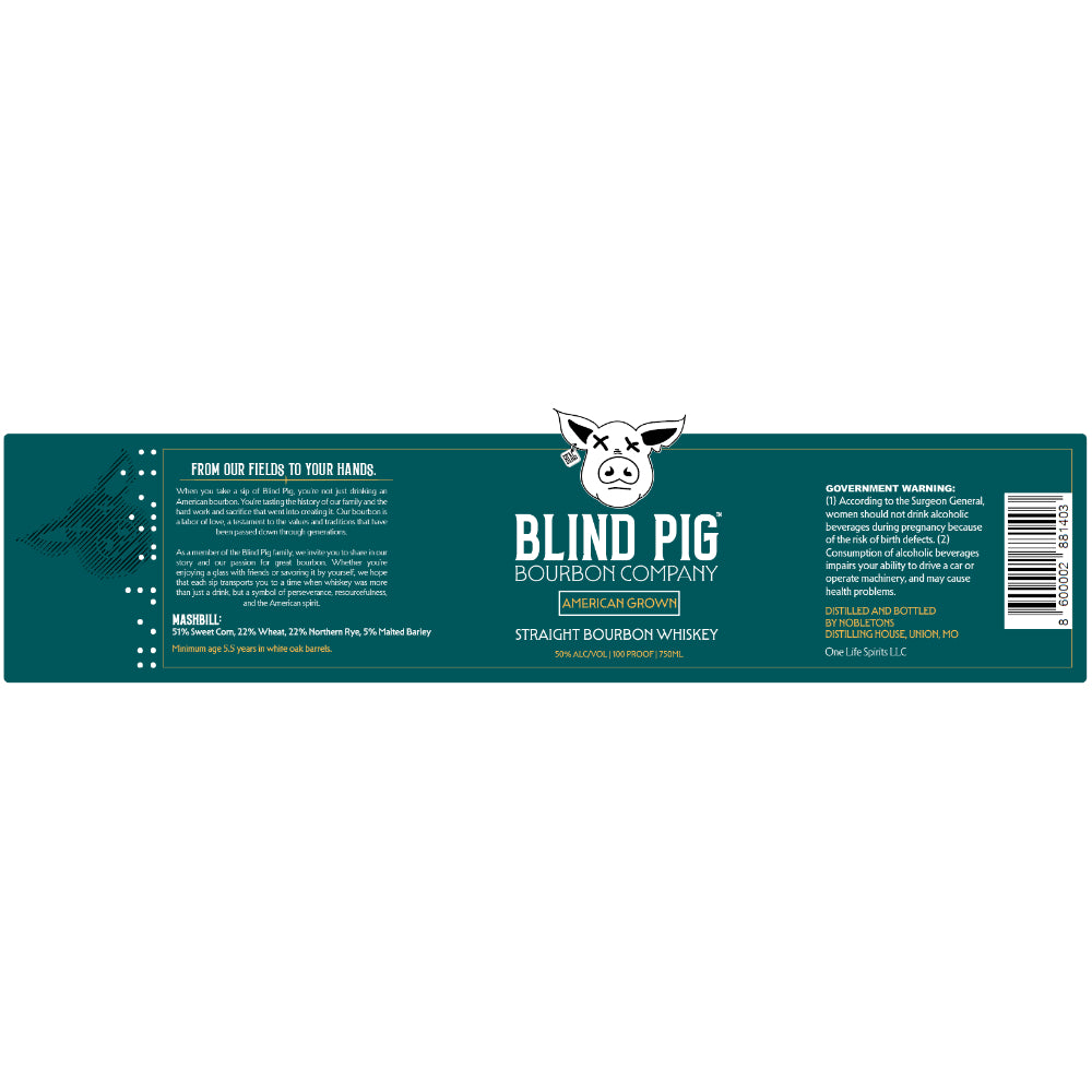 Blind Pig American Grown Straight Bourbon