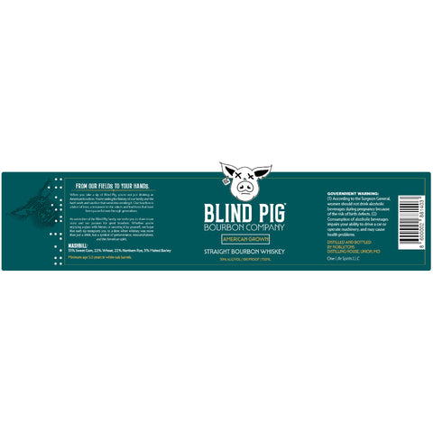 Blind Pig American Grown Straight Bourbon