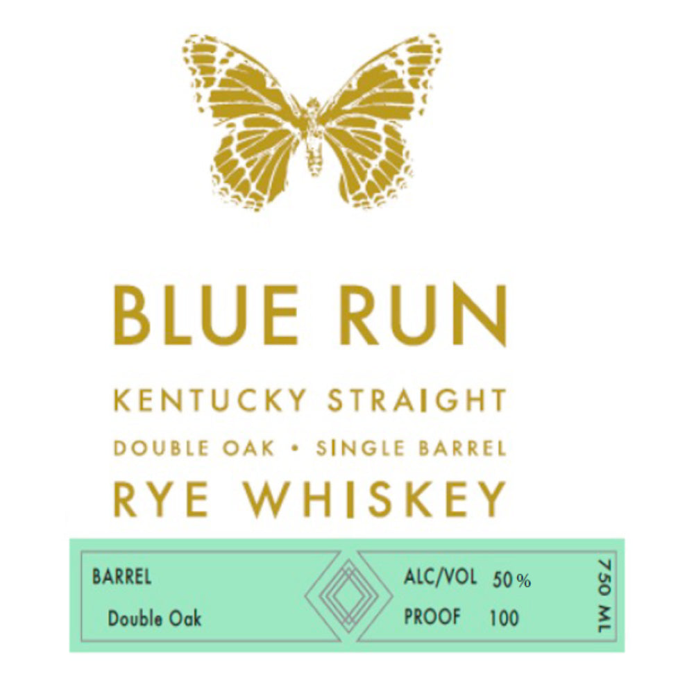 Blue Run Double Oak Single Barrel Rye Whiskey