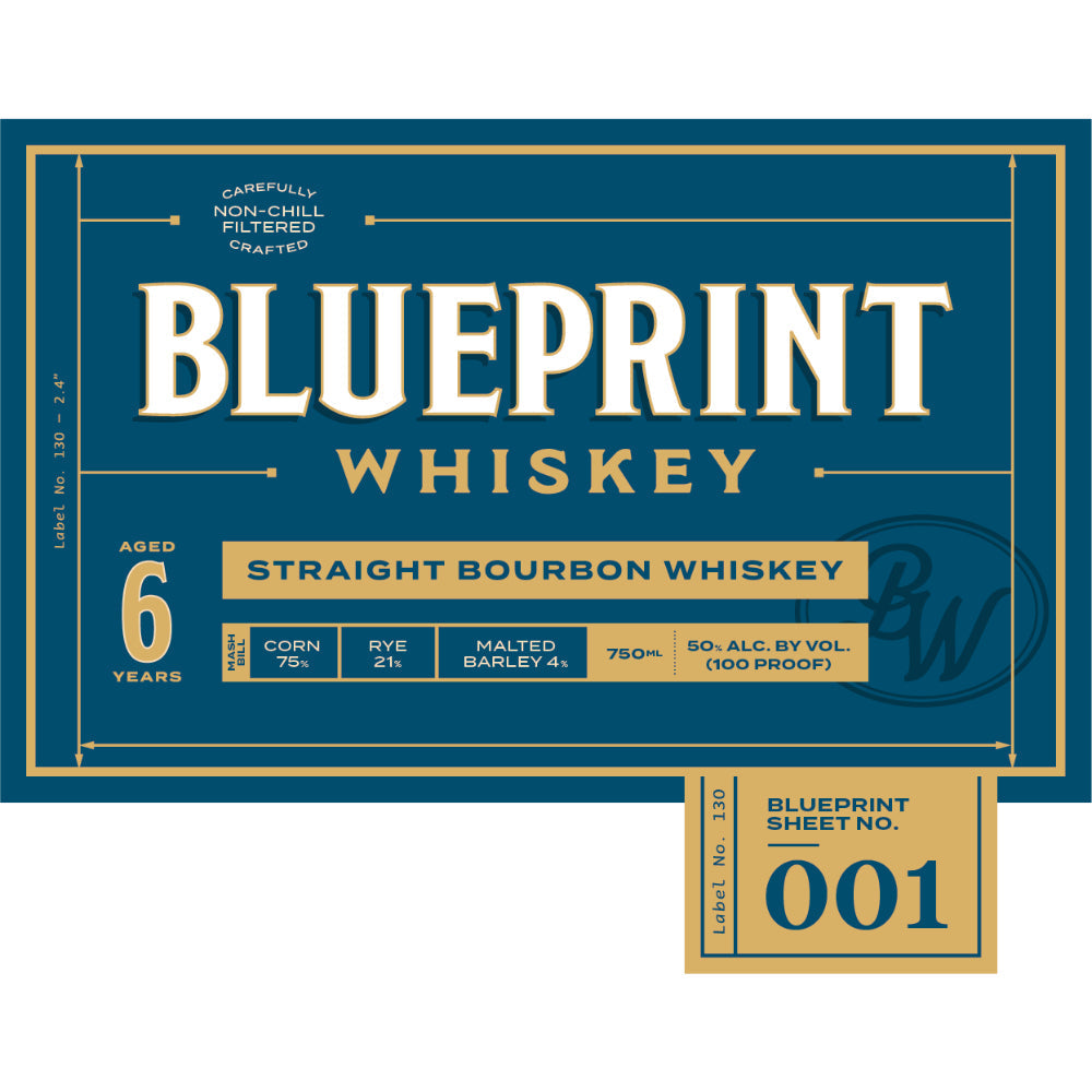 Blueprint Whiskey 6 Year Old Straight Bourbon