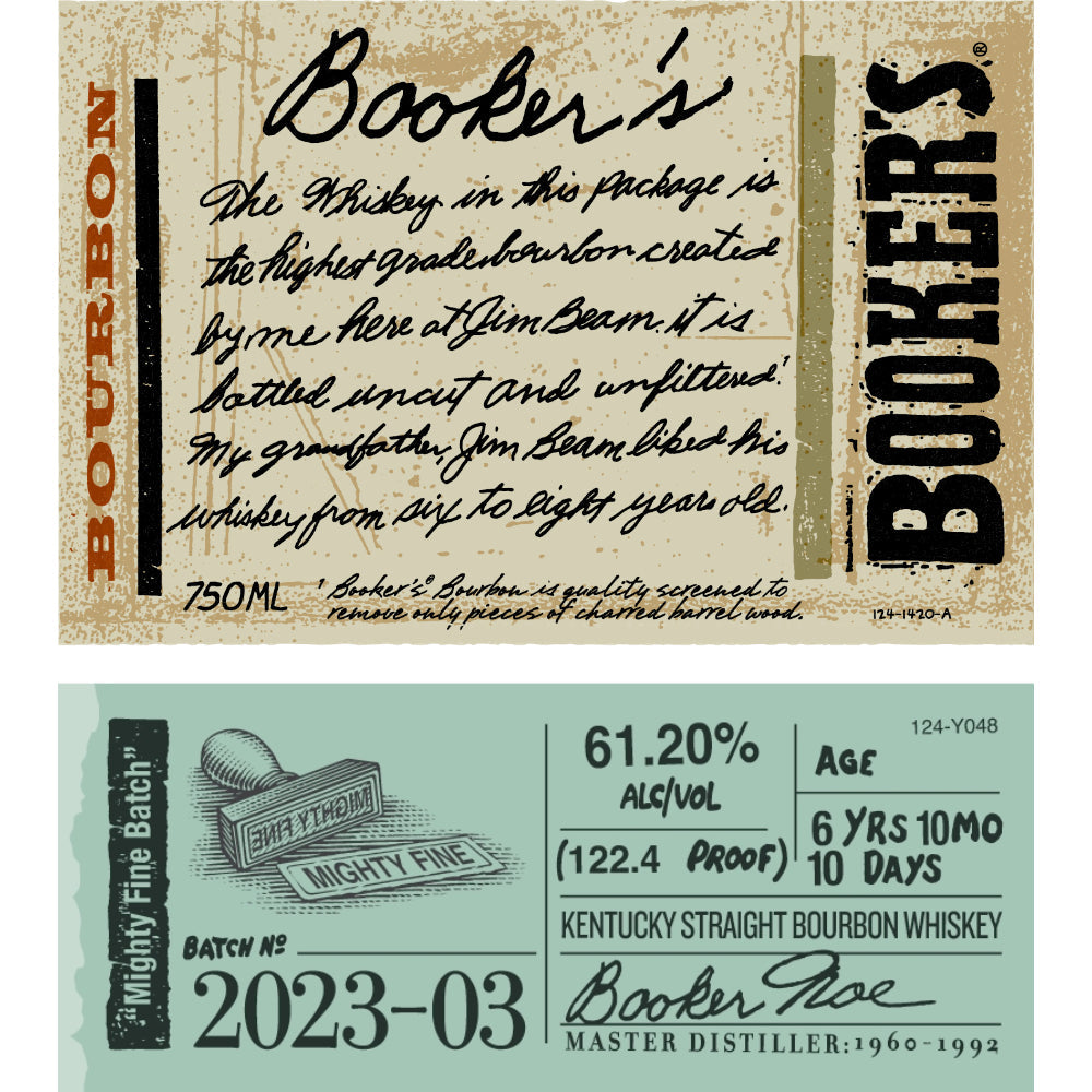 Booker's Bourbon 2023-03 “Might Fine Batch”