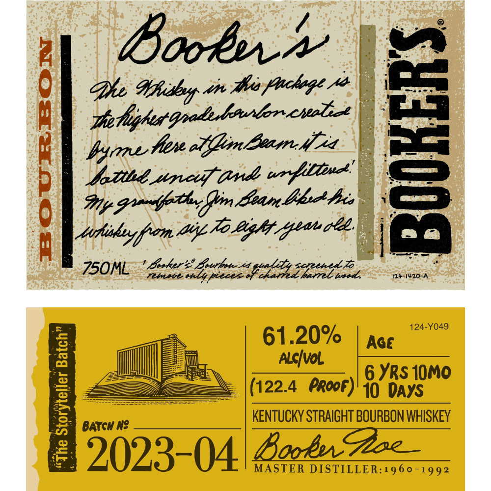 Booker's Bourbon 2023-04 “The Storyteller Batch”
