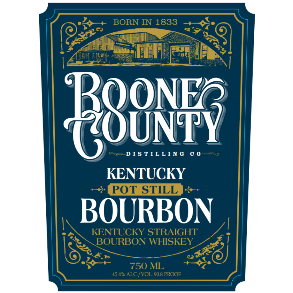 Boone County Kentucky Pot Still Bourbon Whiskey