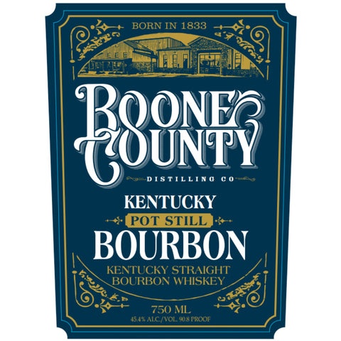 Boone County Kentucky Pot Still Bourbon Whiskey