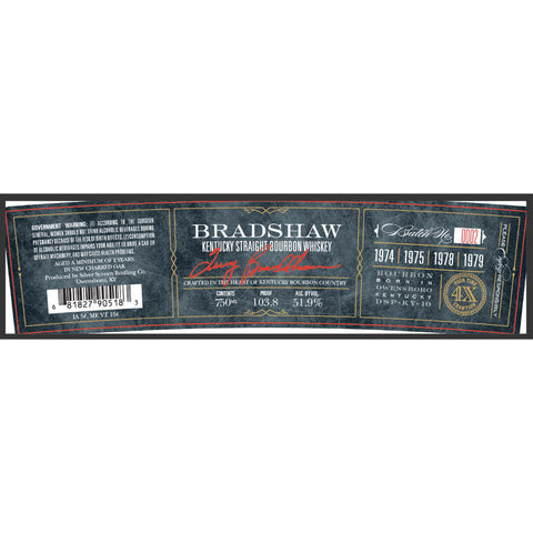 Bradshaw Bourbon Batch No. 2 By Terry Bradshaw