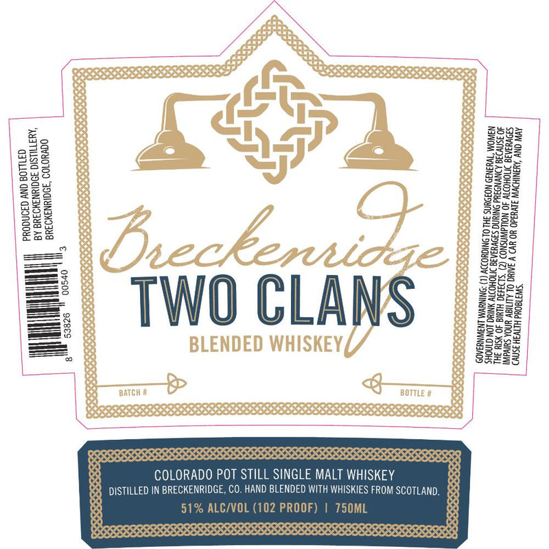 Breckenridge Two Clans Blended Whiskey