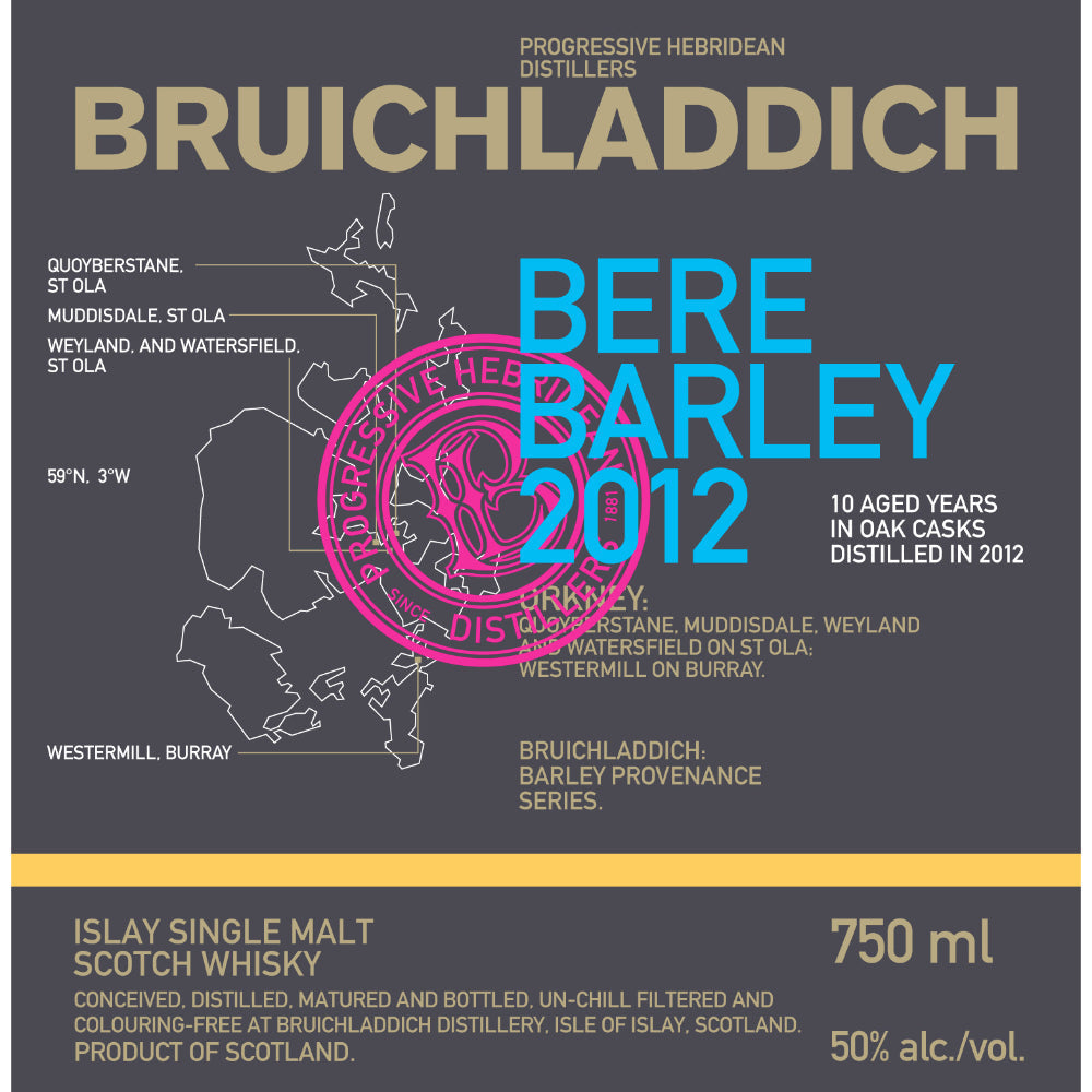 Bruichladdich Bere Barley 2012