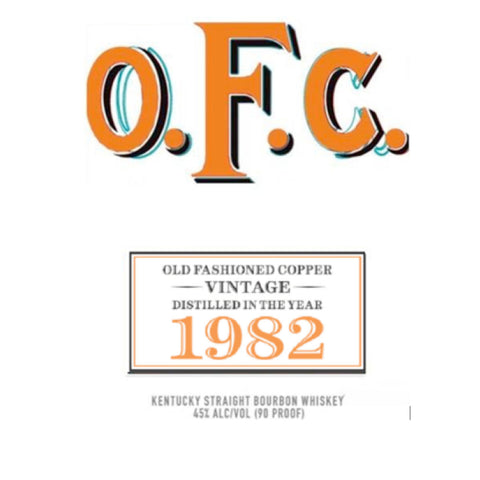 Buffalo Trace O.F.C. Vintage Bourbon 1982