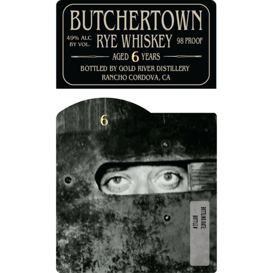 Butchertown 6 Year Old Rye Whiskey