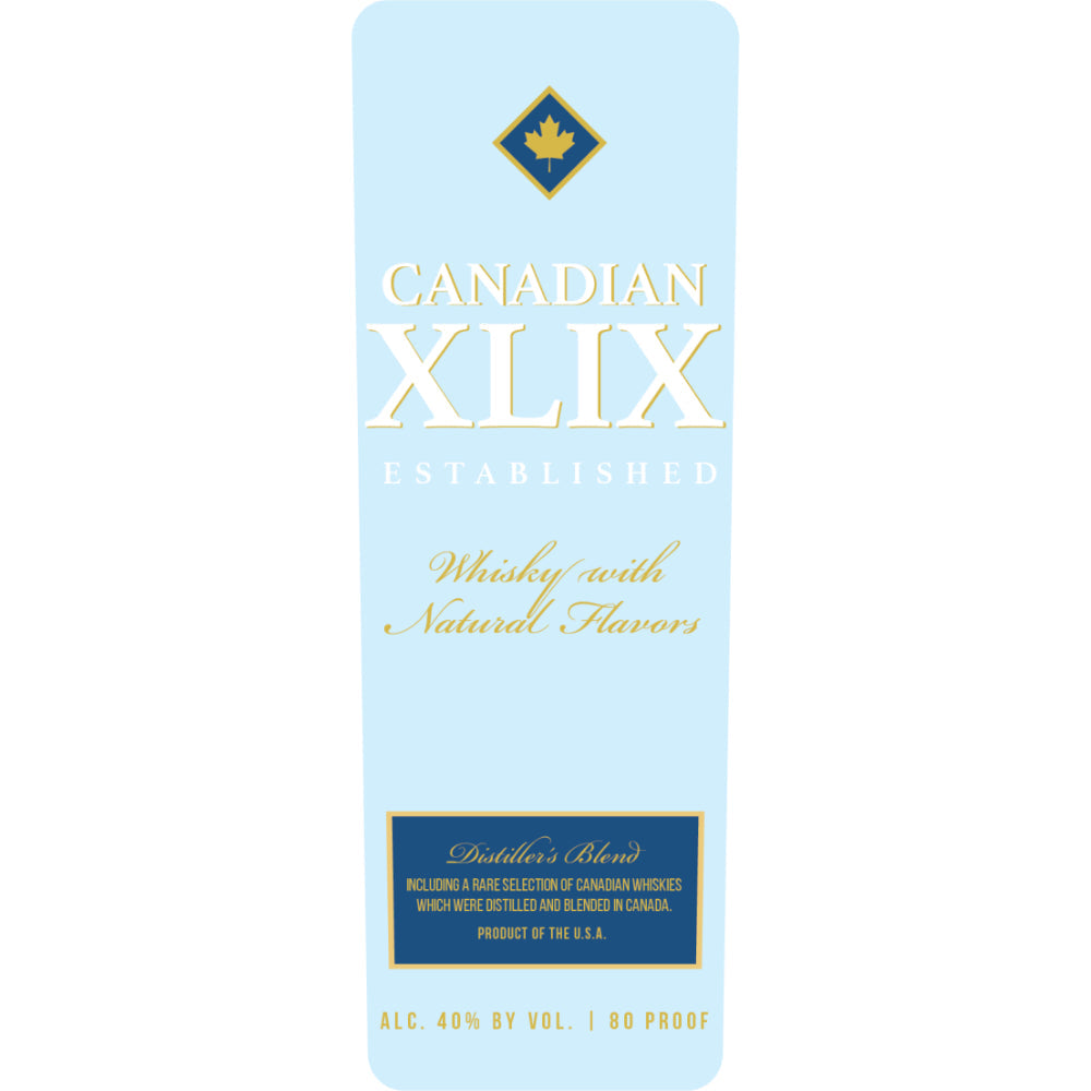 Canadian XLIX Established Distiller’s Blend Whiskey