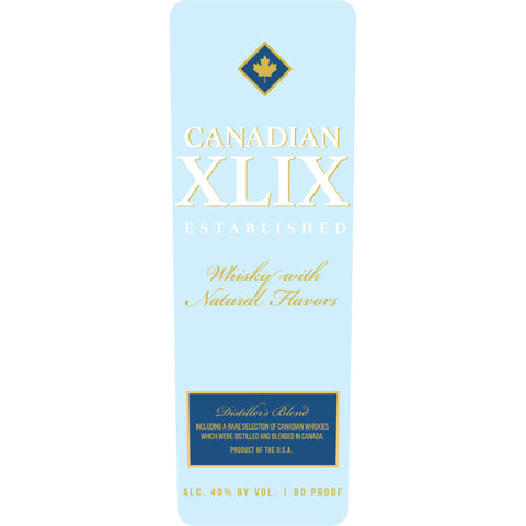 Canadian XLIX Established Distiller’s Blend Whiskey