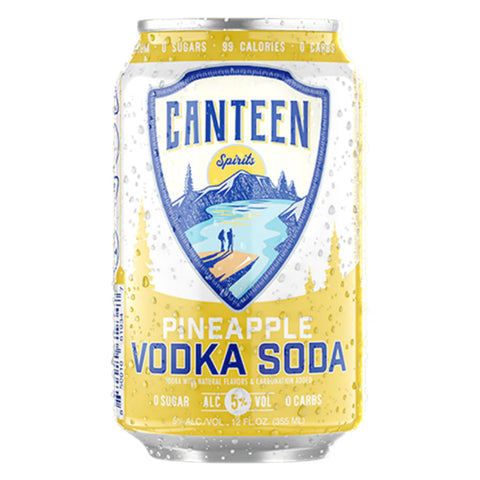 Canteen Pineapple Vodka Soda 6pk