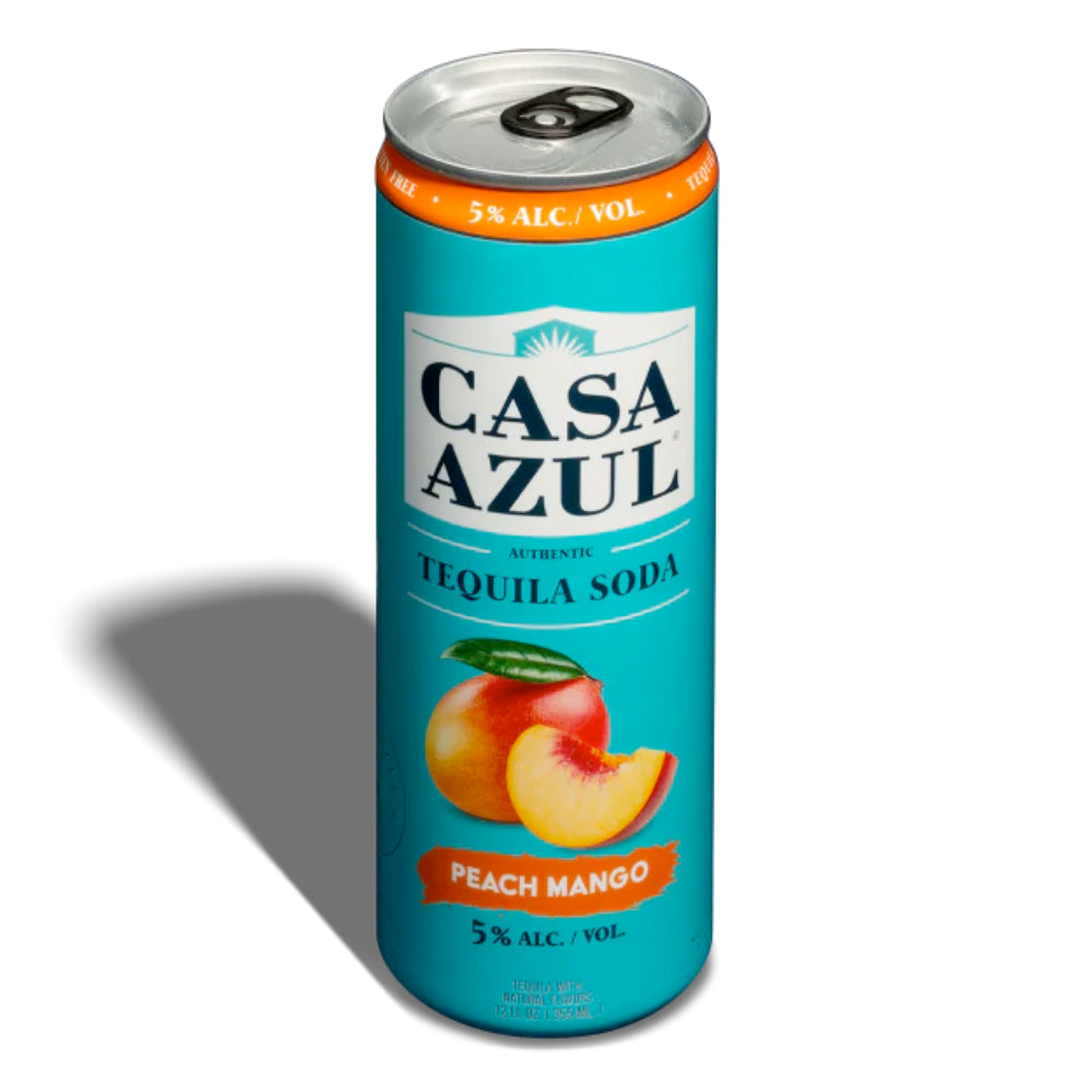 Casa Azul Peach Mango Tequila Soda 4pk