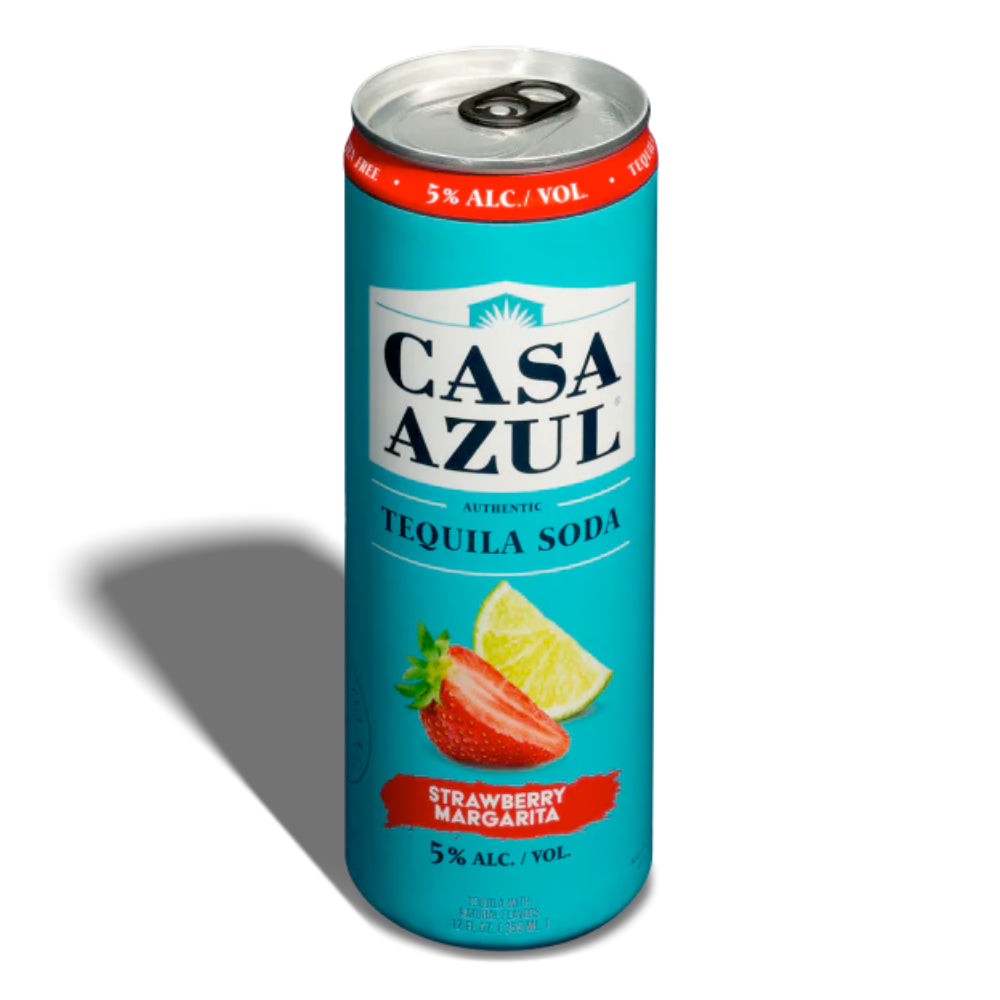 Casa Azul Strawberry Margarita Tequila Soda 4pk