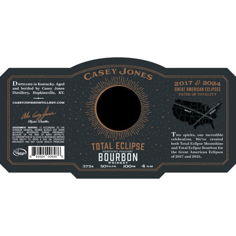 Casey Jones Total Eclipse Kentucky Straight Bourbon