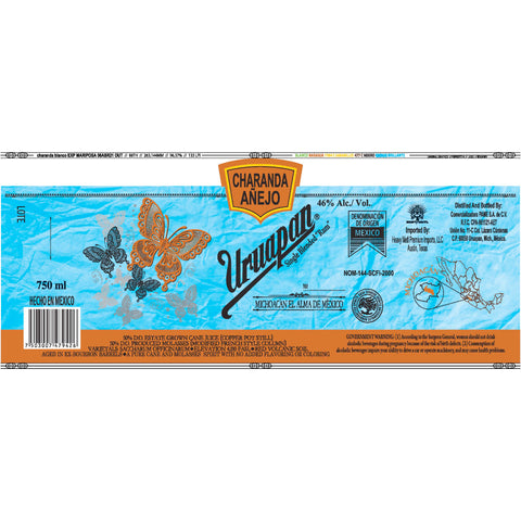 Charanda Uruapan Añejo Rum 1L