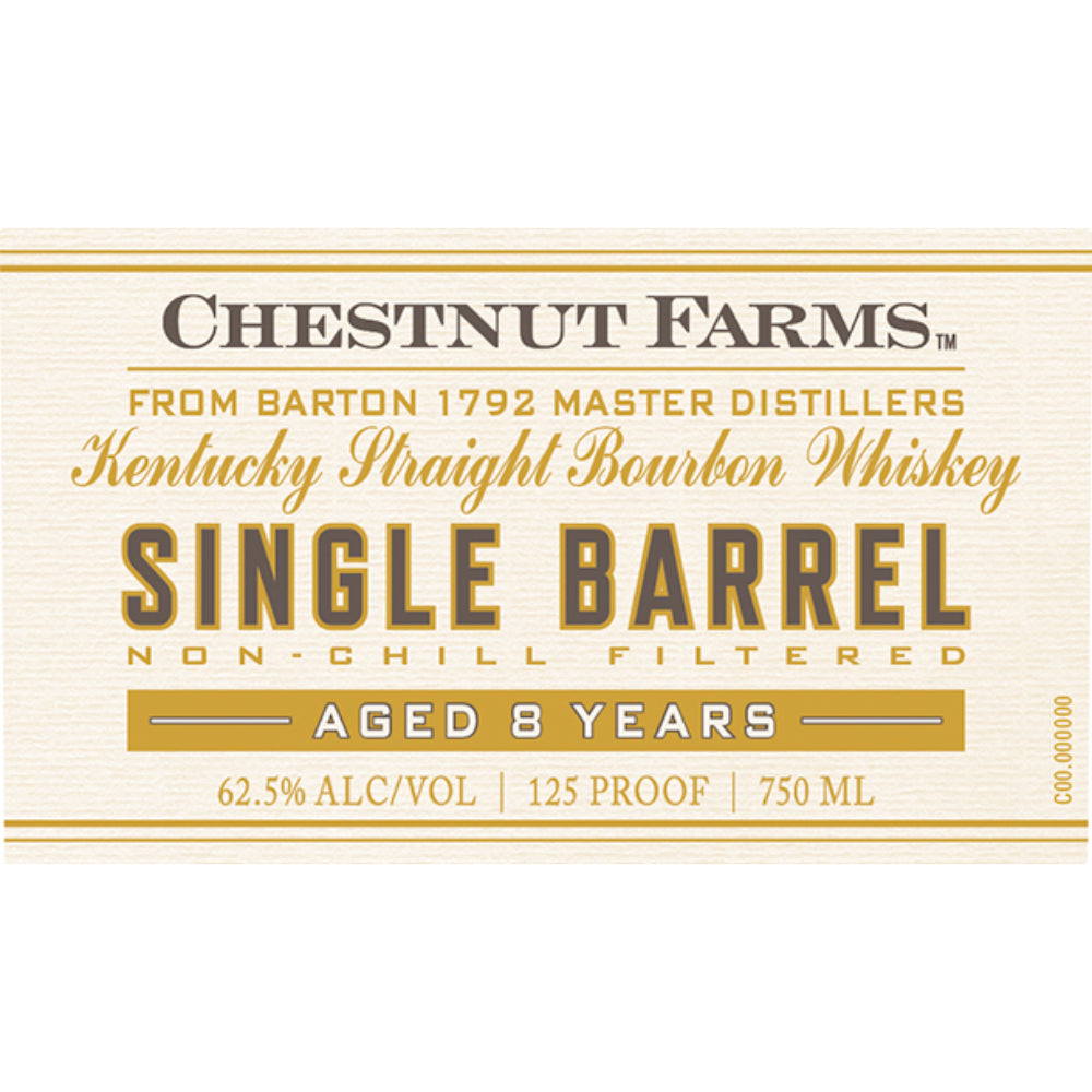 Chestnut Farms 8 Year Old Single Barrel Kentucky Straight Bourbon
