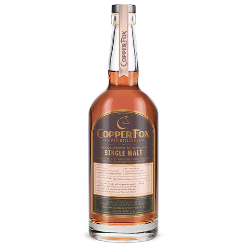 Copper Fox Peachwood American Single Malt Whisky