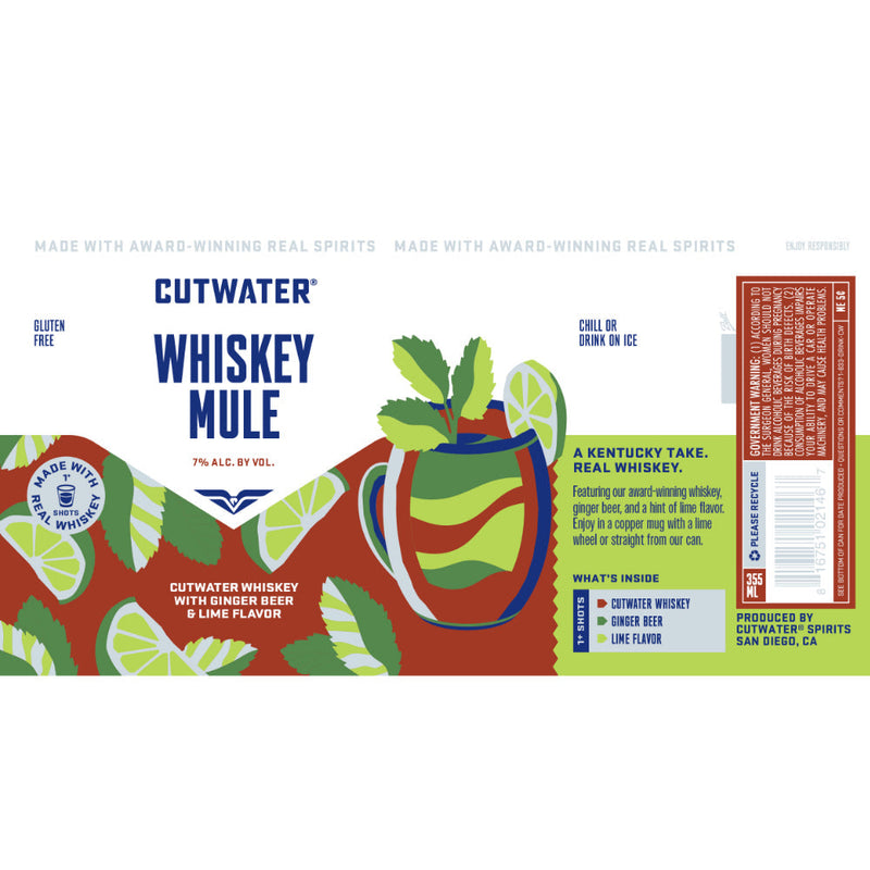 Cutwater Whiskey Mule Canned Cocktail