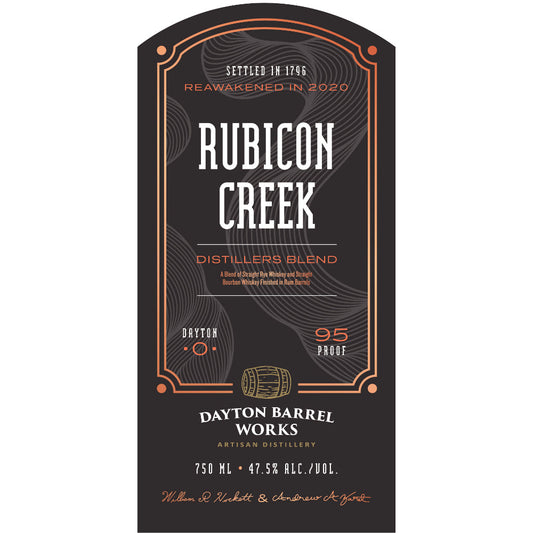 Dayton Barrel Works Rubicon Creek Distillers Blend