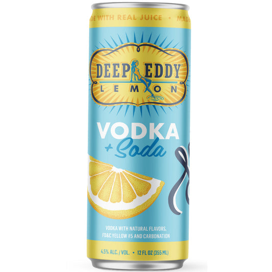 Deep Eddy Lemon Vodka Soda 4 Pack