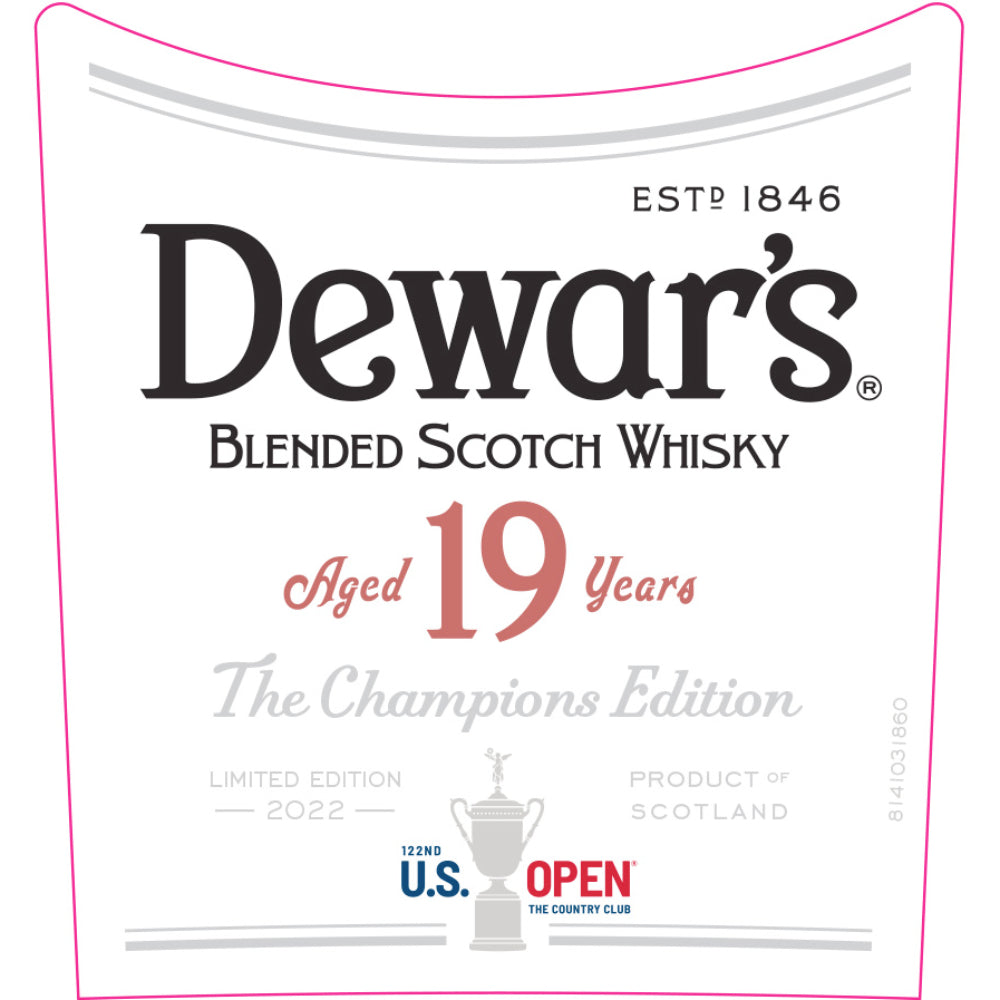 Dewar's 19 Year Old US Open The Champions Edition 2022