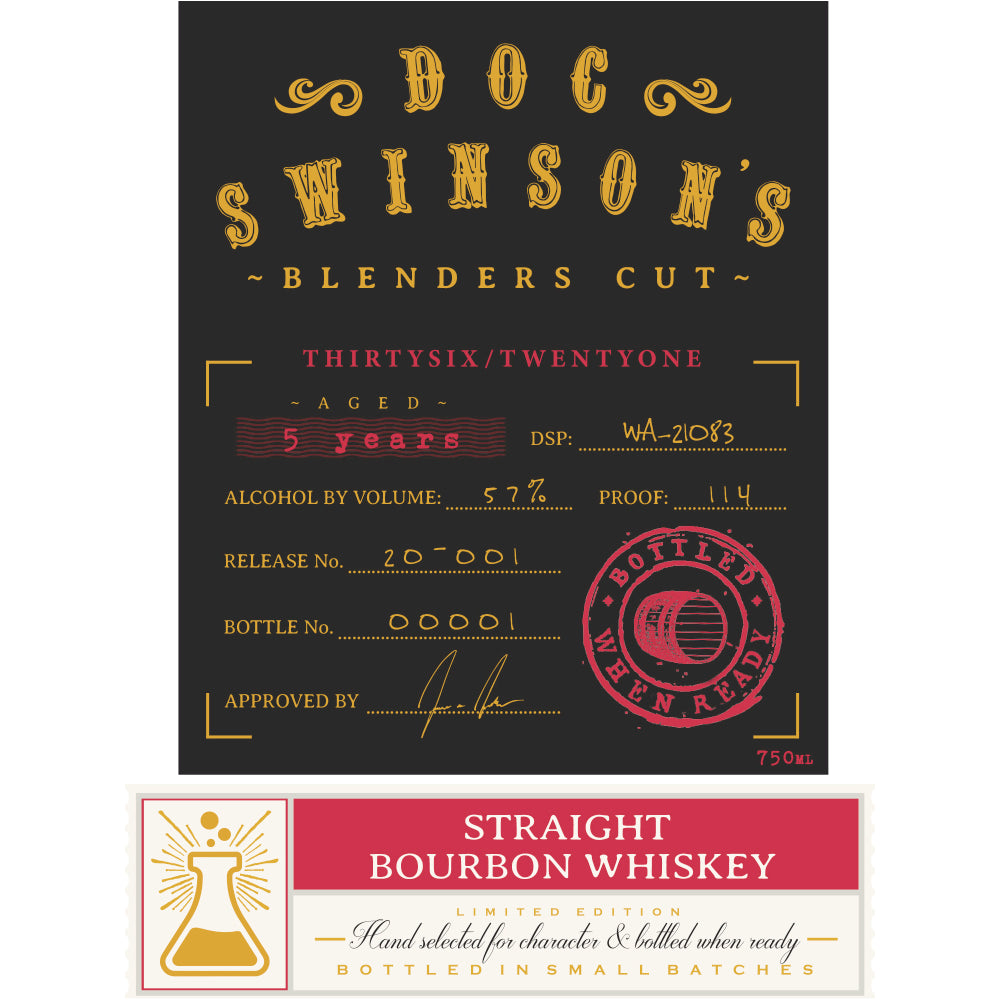 Doc Swinson’s Blender’s Cut Straight Bourbon