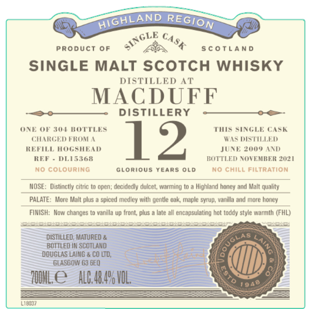 Douglas Laing Old Particular 12 Year Old Macduff