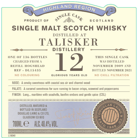 Douglas Laing Old Particular 12 Year Old Talisker