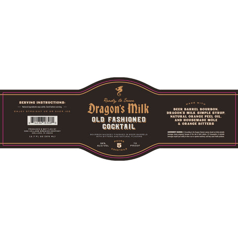 Dragon’s Milk Old Fashioned Cocktail