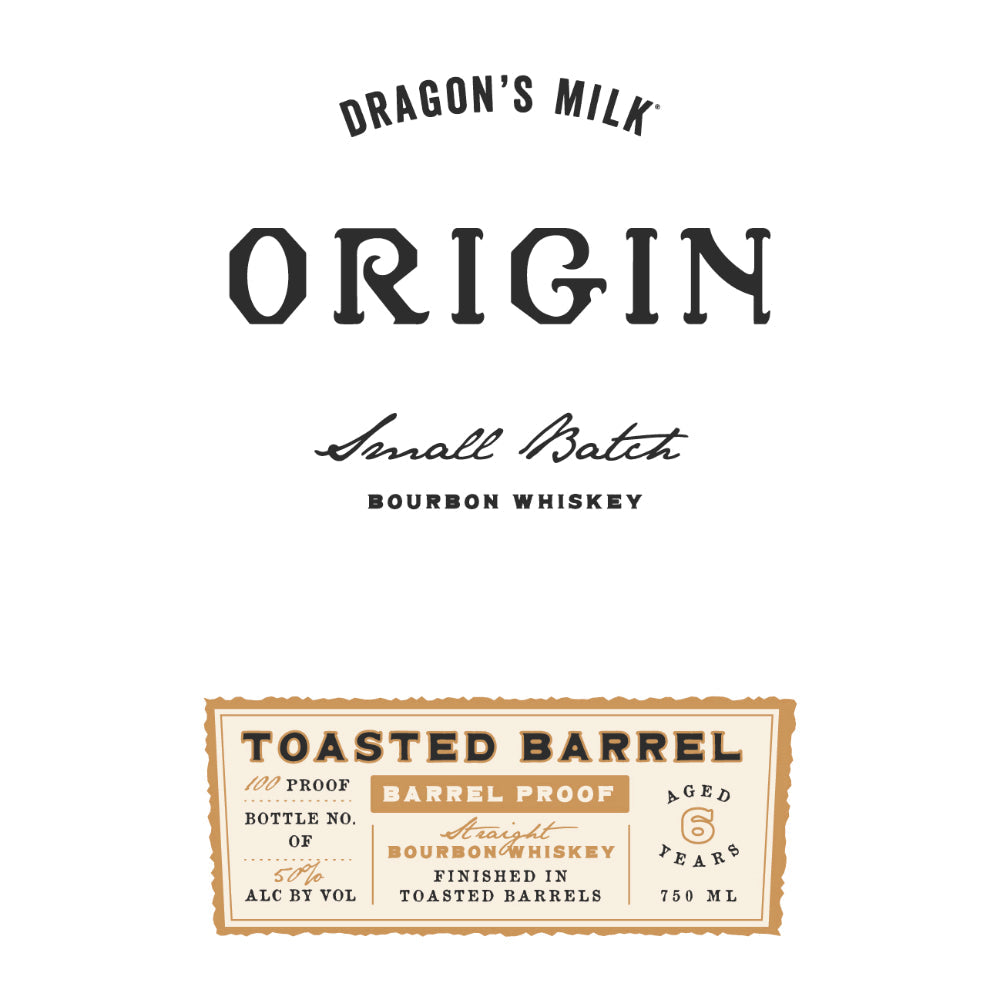 Dragon’s Milk Origin Small Batch Toasted Barrel Bourbon