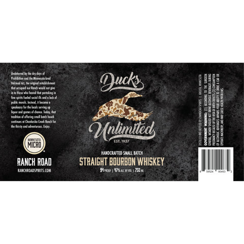 Ducks Unlimited Straight Bourbon Whiskey
