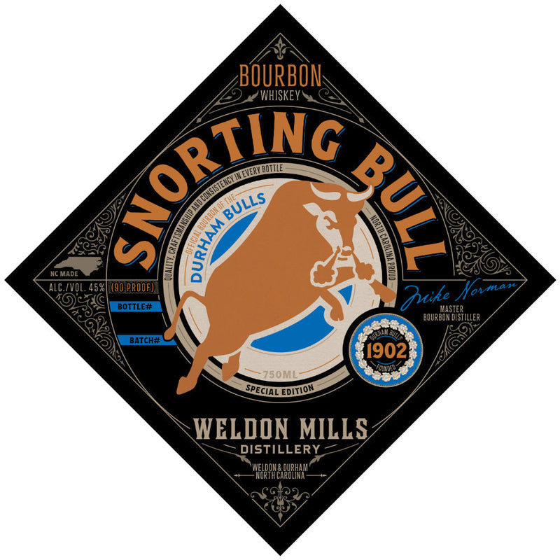 Durham Bulls Snorting Bull Bourbon