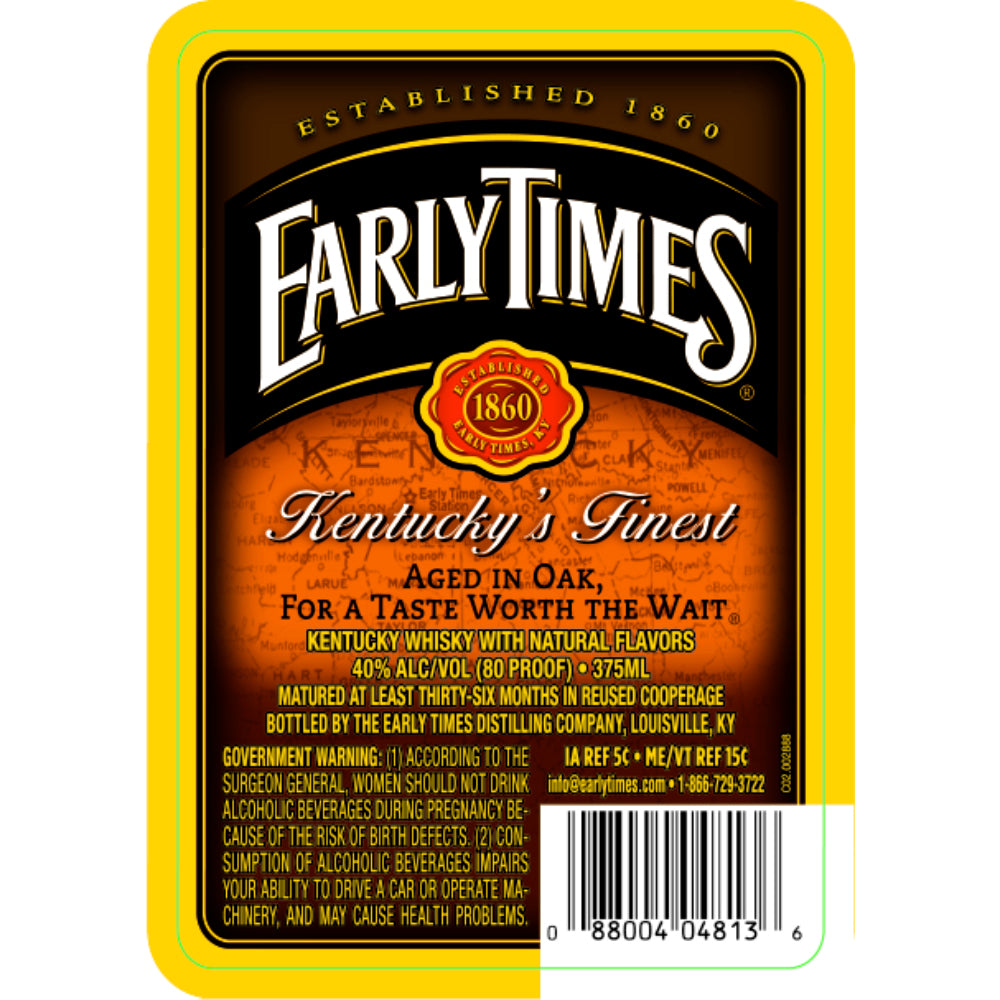 Early Times Kentucky's Finest Whisky