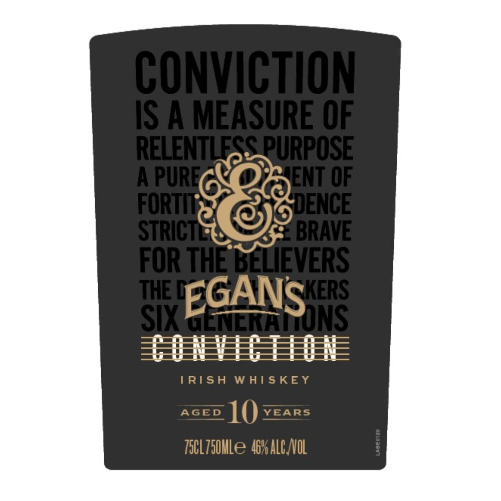 Egan's Conviction 10 Year Old Irish Whiskey