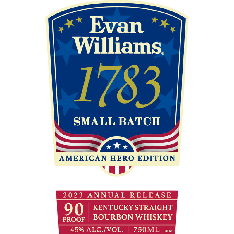Evan Williams 1783 American Hero Edition 2023 Release 1.75 Liter