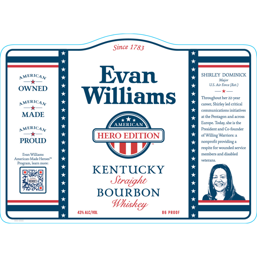 Evan Williams American Hero Edition Shirley Dominick