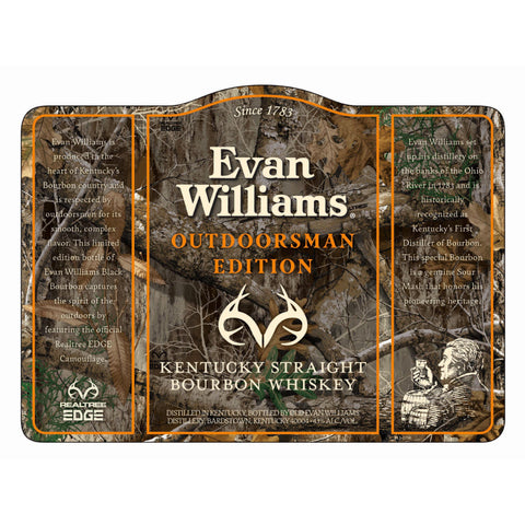 Evan Williams Outdoorsman Edition Limited Edition W/ Realtree EDGE Camouflage 1.75 Liter