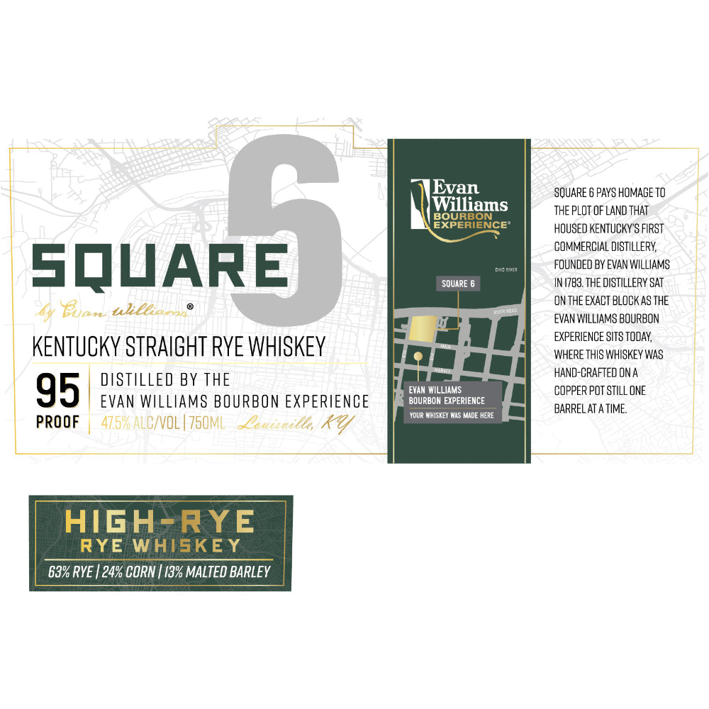 Evan Williams Square 6 Kentucky Straight Rye