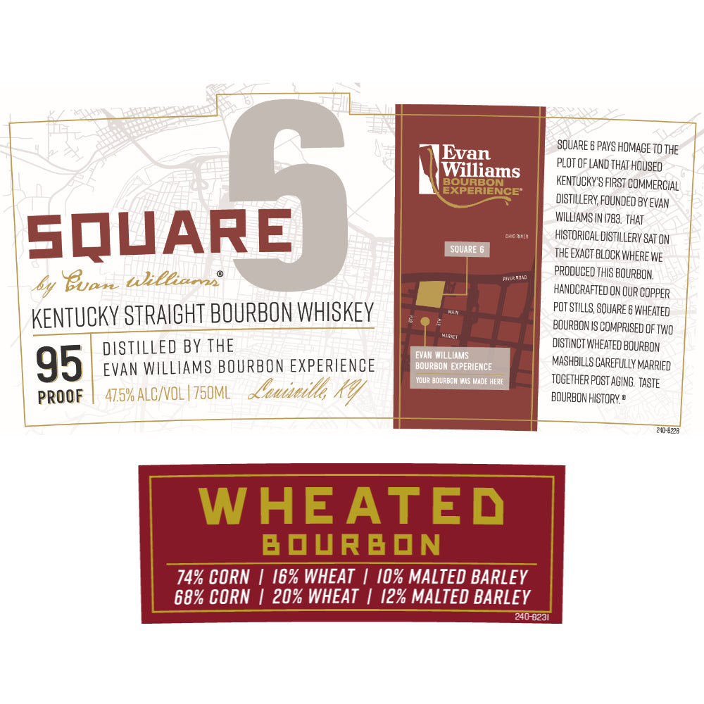 Evan Williams Square 6 Wheated Kentucky Straight Bourbon